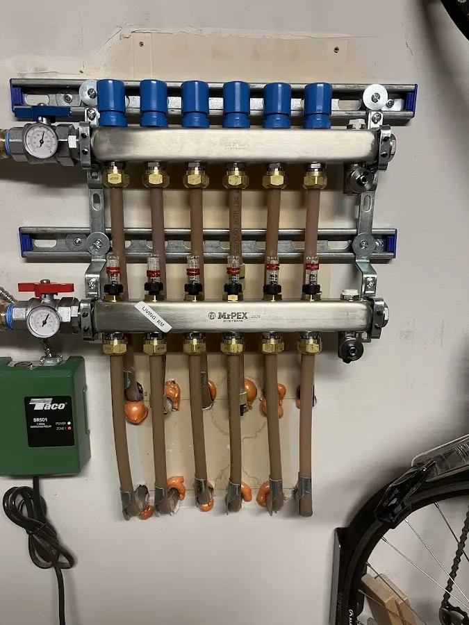 Plumber performing Gas Line Installation at a residential property in Esperance